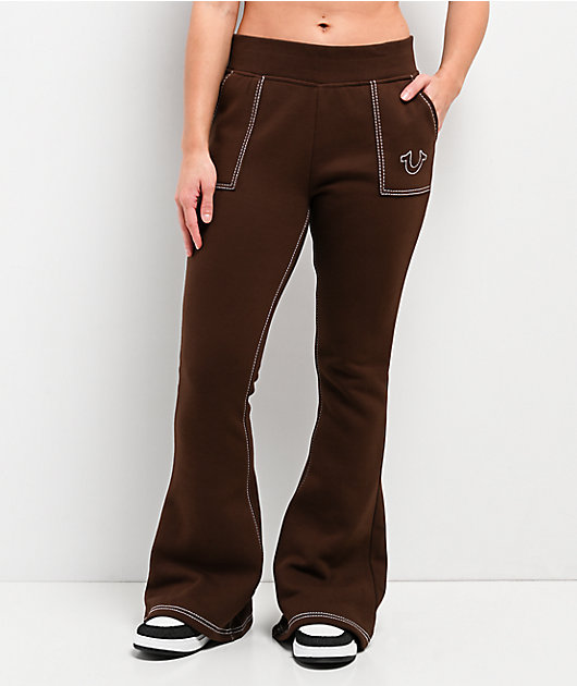 True Religion Big T Burlwood Flare Sweatpants