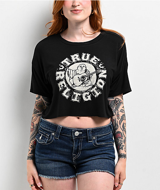 Tシャツ・カットソー True Religion Hustle T-shirt Black True Religion Hustle T-shirt Black (TRUE RELIGION/Tシャツ