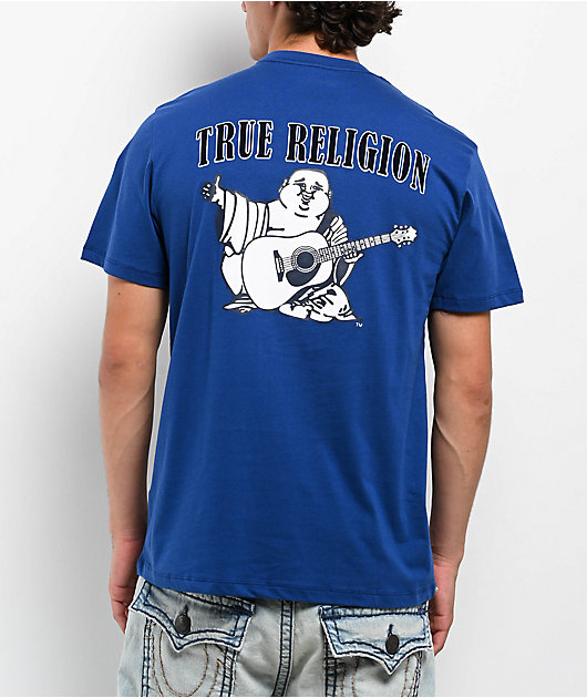 True Religion Buddha Logo Blue T-Shirt