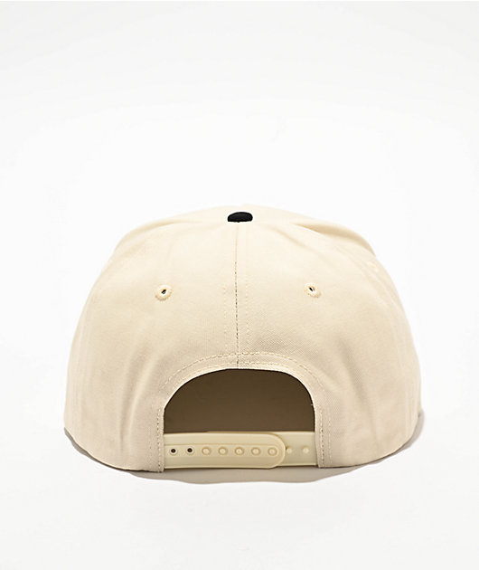 True Religion Champs Tan & Black Paisley Snapback Hat | Zumiez
