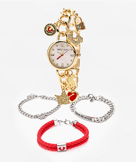 True Religion Women\'s Gold Charm Watch True Religion Women main image 3
