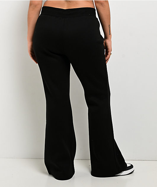 True Religion Cherry Black Flare Sweatpants