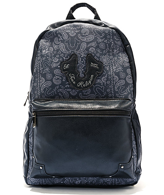 True Religion Costner Black Backpack