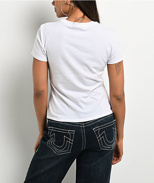 True Religion Crystal Crown White T-Shirt