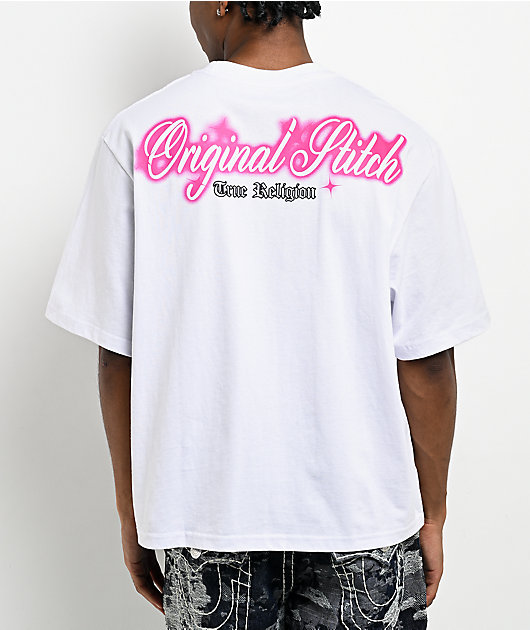 True Religion Crystal Logo White T-Shirt