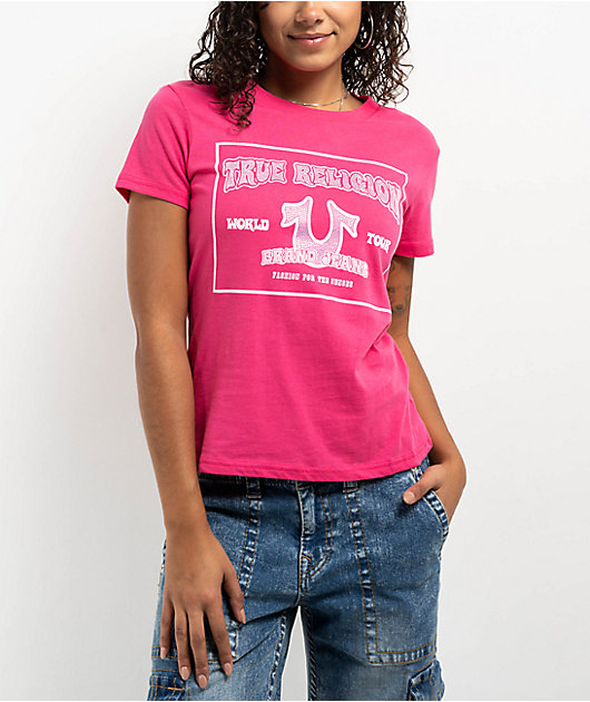 Iconic India Topwear Pink True Religion Shirt Shop True Religion