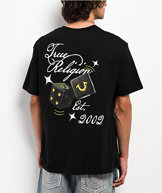 True Religion Dice Black T-Shirt