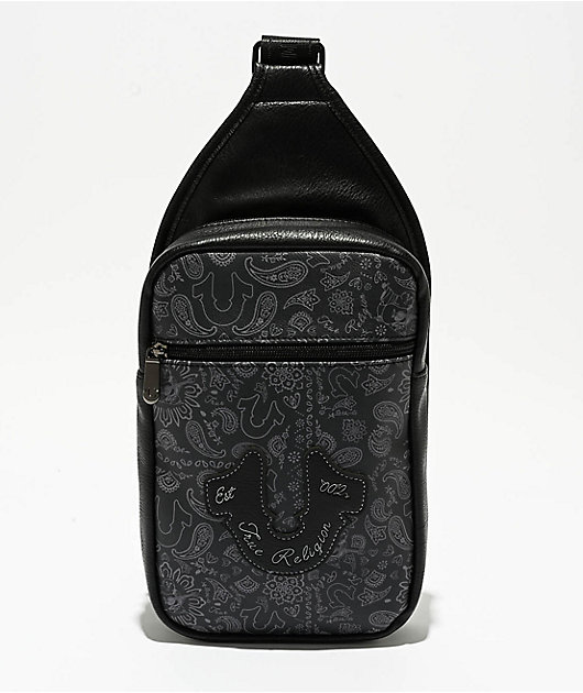 True Religion Earp Black Sling Bag | Zumiez