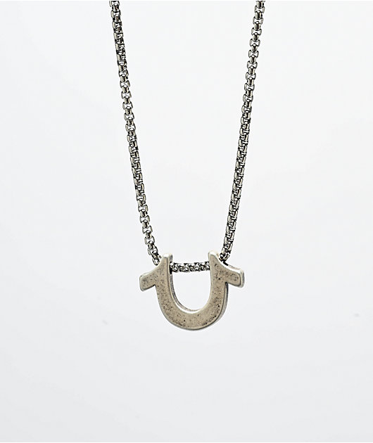 True Religion Horseshoe 22" Chain Necklace