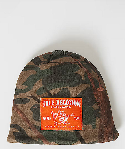 True Religion Hunting Camo Skully Beanie | Zumiez