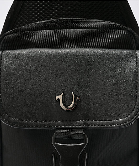 True Religion Ivan Black Sling Bag