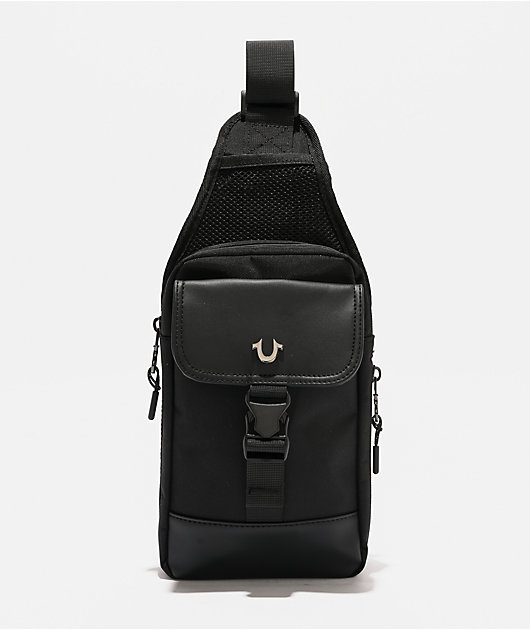 True Religion Ivan Black Sling Bag
