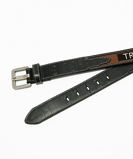 True Religion Jauquin Black Belt | Zumiez