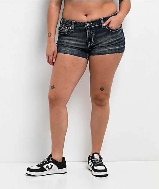 True Religion Joey Big T Flap Dandelion Fade Wash Shorts
