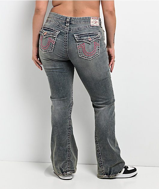 True Religion Joey Super T Medium Wash Bootcut Jeans