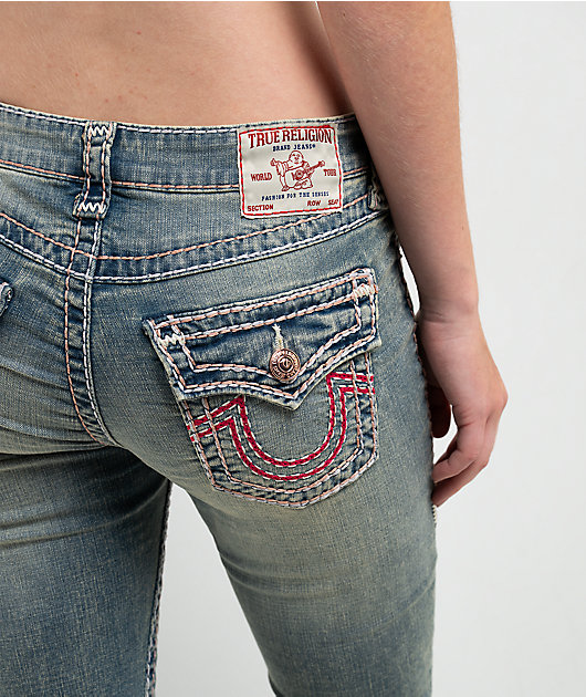 True Religion Joey Super T Medium Wash Bootcut Jeans