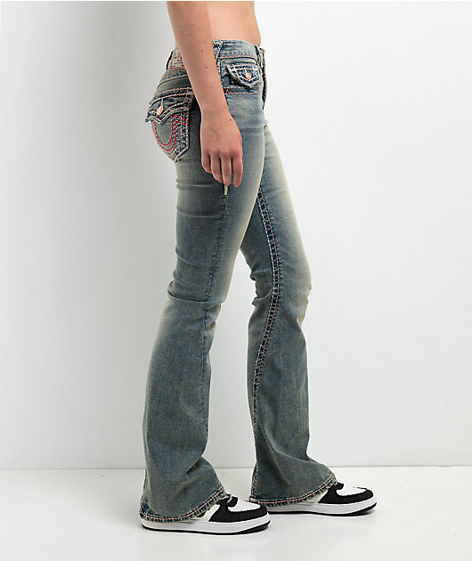 True Religion Joey Super T Medium Wash Bootcut Jeans