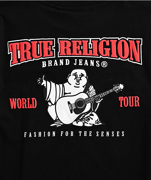True Religion Kids Buddha Logo Black T-Shirt