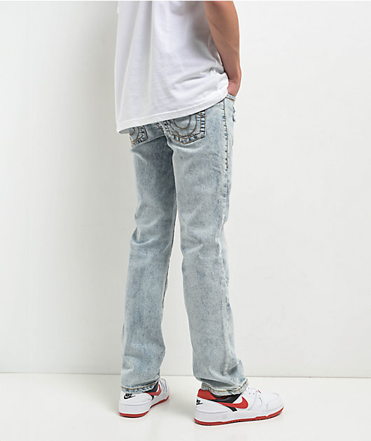 K*様 True Religion スリムフィットデニム　キッズ　デニム True Religion Kids Ricky Light Blue Relaxed Straight Leg Denim