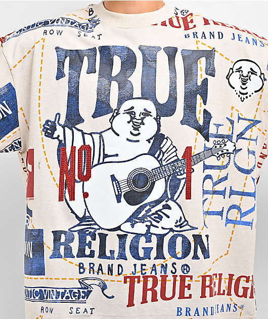True Religion No.1 Beige T-Shirt