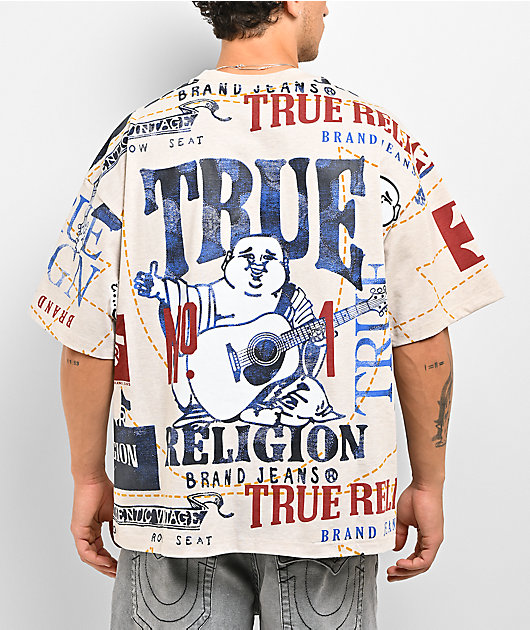 True Religion No.1 Beige T-Shirt