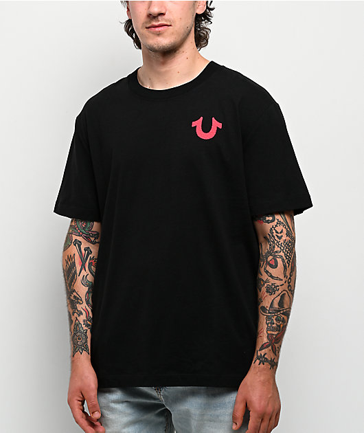 True Religion No.1 Black T-Shirt | Zumiez