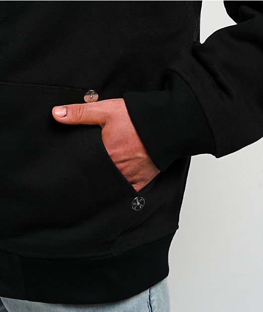 True Religion No.1 Black Zip Hoodie | Zumiez