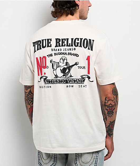 True Religion No.1 White T-Shirt | Zumiez