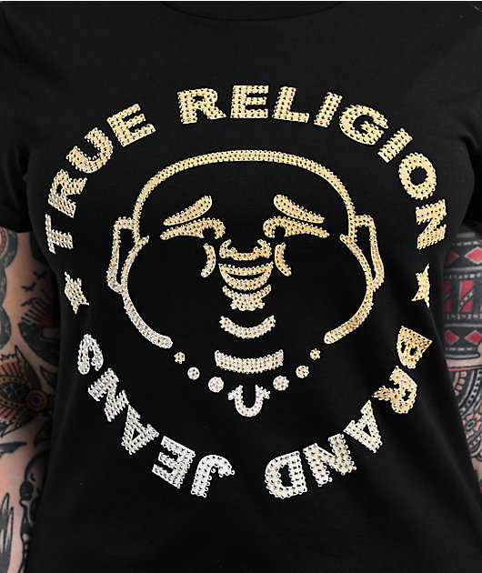 True Religion Logo Tattoo True Religion Gold Buddha T Shirt True