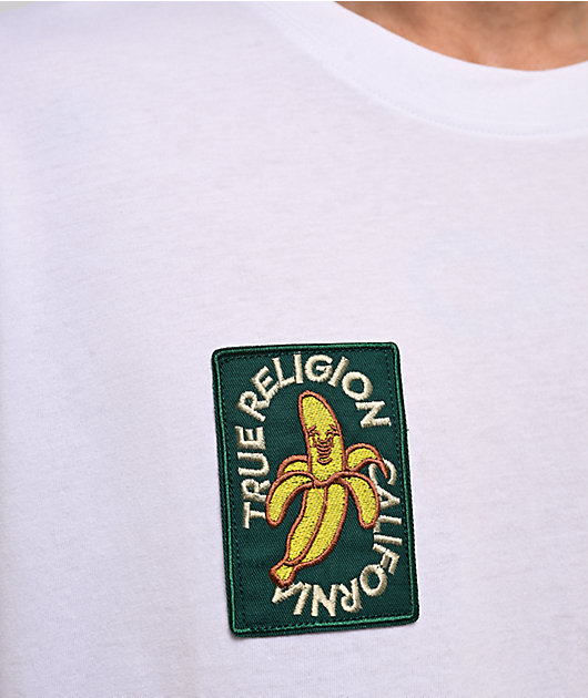 True Religion Orchard Stamps White Heavyweight T-Shirt
