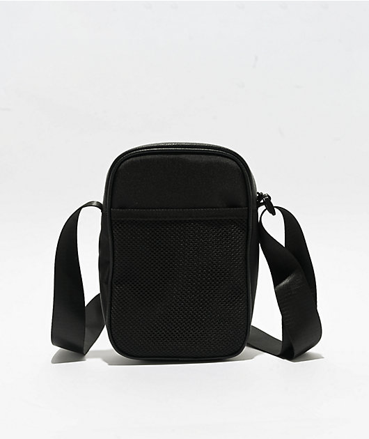 True Religion Patch Corgin Black Crossbody Bag