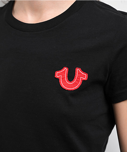 True Religion Patched Buddha Black T-Shirt | Zumiez