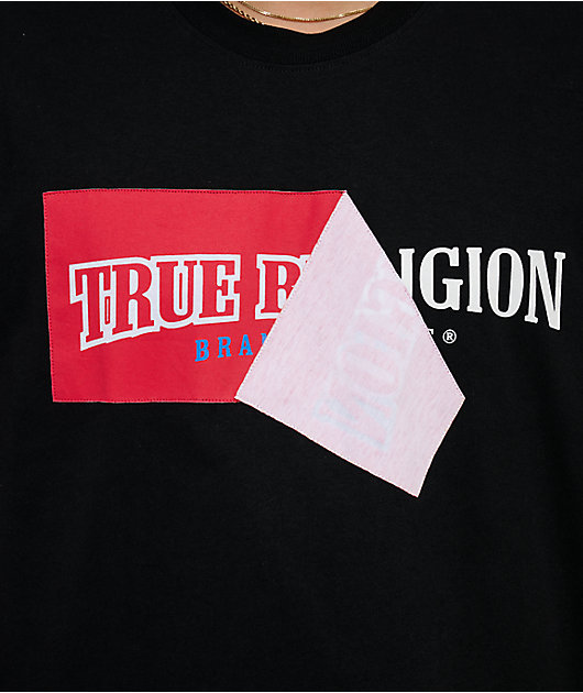 True Religion Peel Off Black T-Shirt