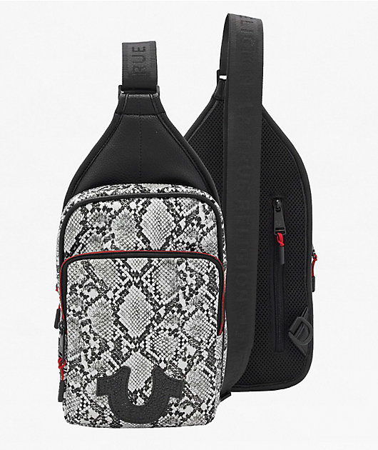 True Religion Python Crossbody Bag