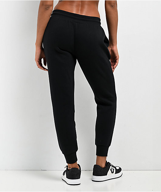 ★ DIAGONAL★ DIAGONAL LOGO SWEATPANTS black DA243PT01BK True Religion Retro Crystal Logo Black High Rise Jogger