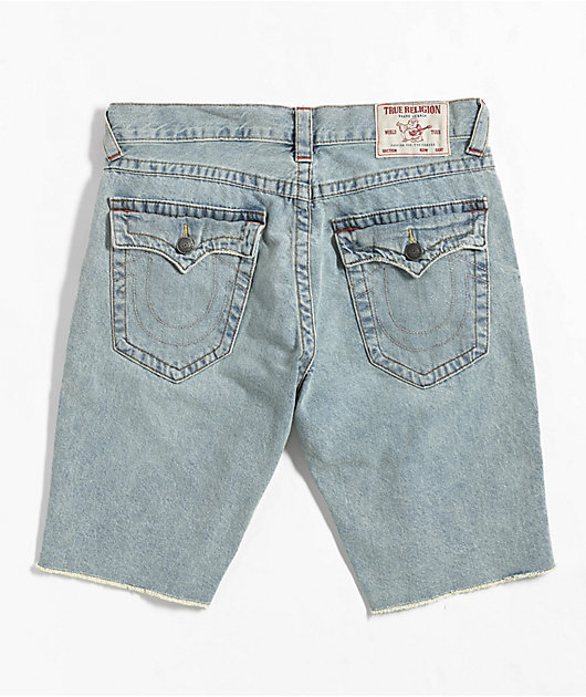 True Religion Ricky Rocky Point Light Wash Relaxed Straight Denim