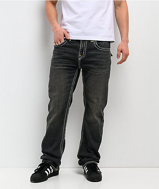 True Religion Ricky Super T Flap Dark Wash Jeans | Zumiez