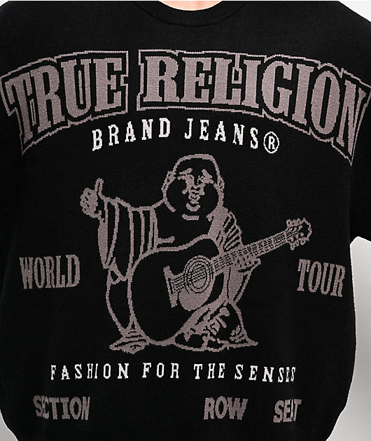 True Religion SRS Black Sweater