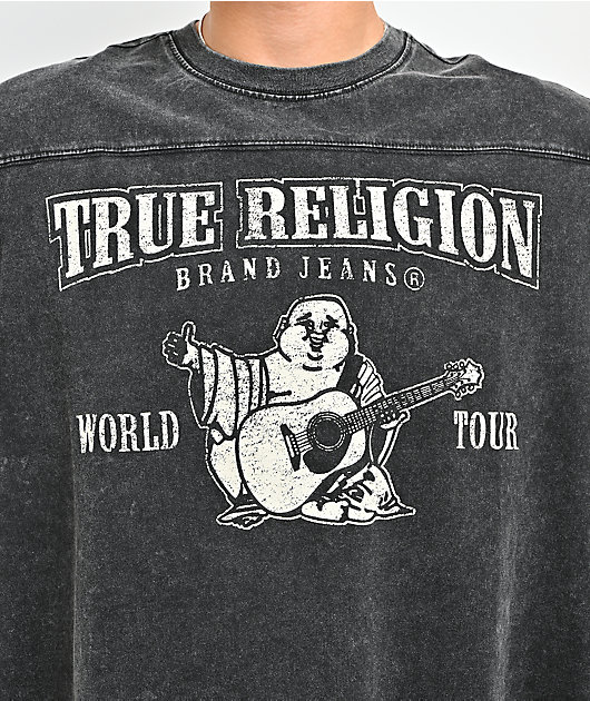 True Religion Script Cream Heavyweight T-Shirt
