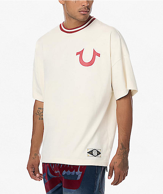 True Religion Script Winter Heavyweight Oversized T-Shirt