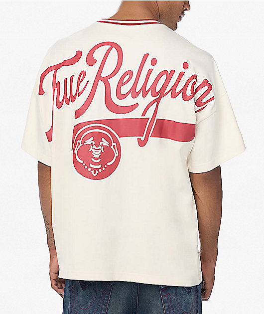 True Religion Script Winter Heavyweight Oversized T-Shirt