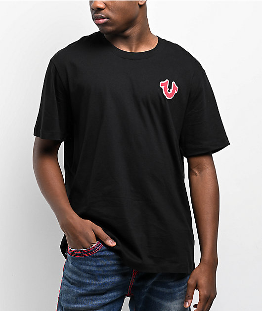 True Religion TR Buddha Black T-Shirt | Zumiez