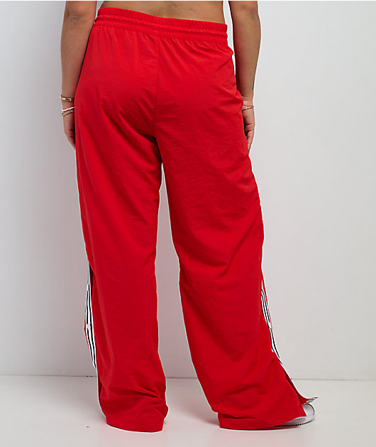 True Religion Tearaway Red Track Pants