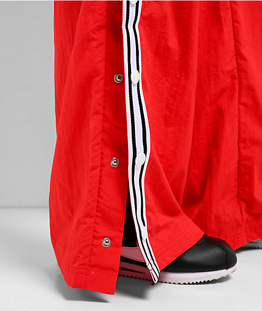 True Religion Tearaway Red Track Pants
