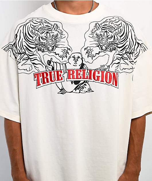 True Religion Tiger White T-Shirt