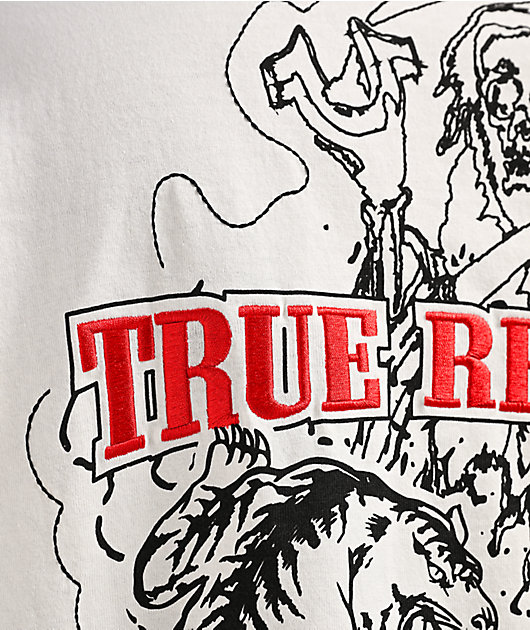 True Religion Tiger White T-Shirt