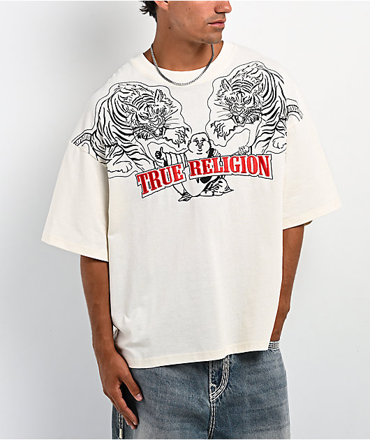 True Religion Tiger White T-Shirt