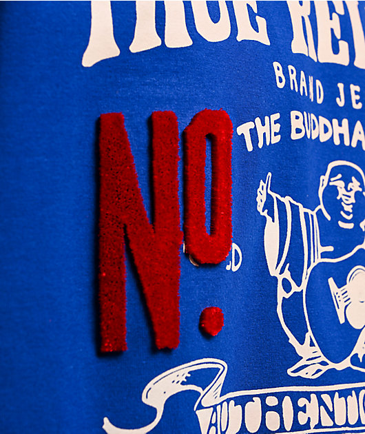True Religion Vintage No.1 Blue Heavyweight T-Shirt