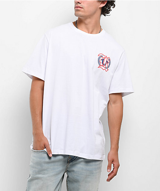 Tシャツ・カットソー [True Religion] TR World Tour T-Shirt White/Black True Religion World Tour T Shirt Black | Mainline Menswear