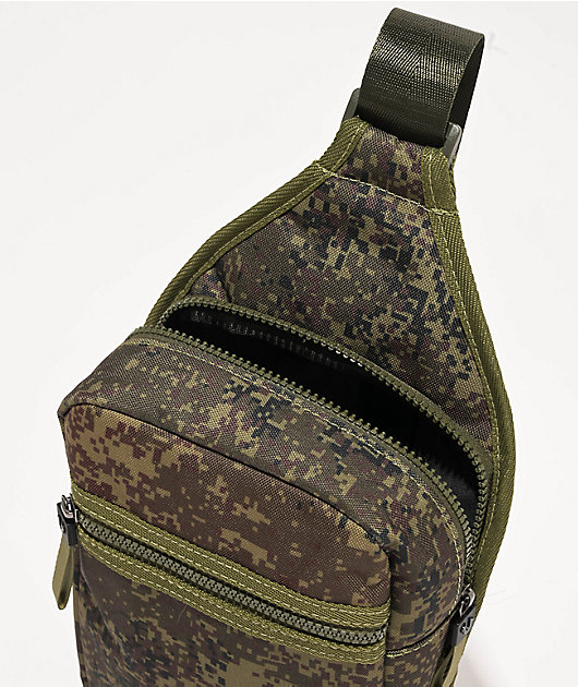 True Religion Yeta Camo Sling Bag
